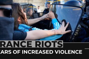 France’s Macron cancels trip over riots as family buries teenager