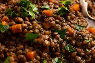 French Lentil Ragout (Puy lentil side dish)