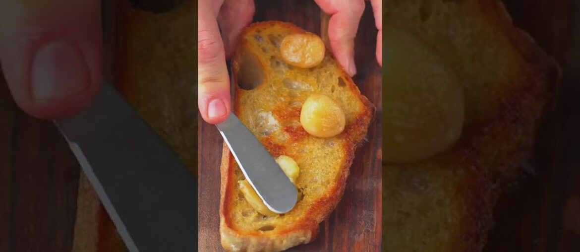 Garlic Caprese Burrata Toast