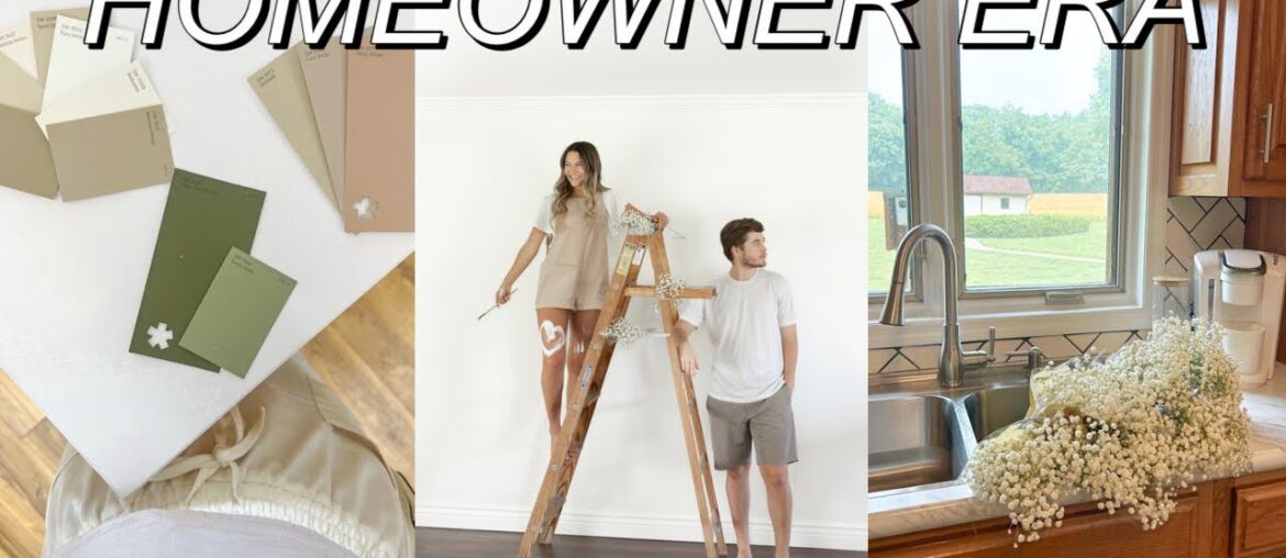 FIRST DAY IN OUR NEW HOUSE VLOG! *patio furniture, family dinner, picking paint colors, + MORE!* FIRST DAY IN OUR NEW HOUSE VLOG! *patio furniture, family dinner, picking paint colors, + MORE!*