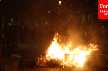 Unrest In Marseille, France, Over Fatal Police Shooting Of 17-Year-Old Delivery Driver Nahel M.