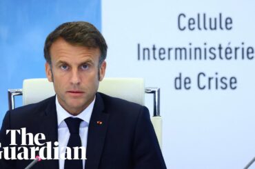 Emmanuel Macron says social media is fuelling copycat violence in France riots