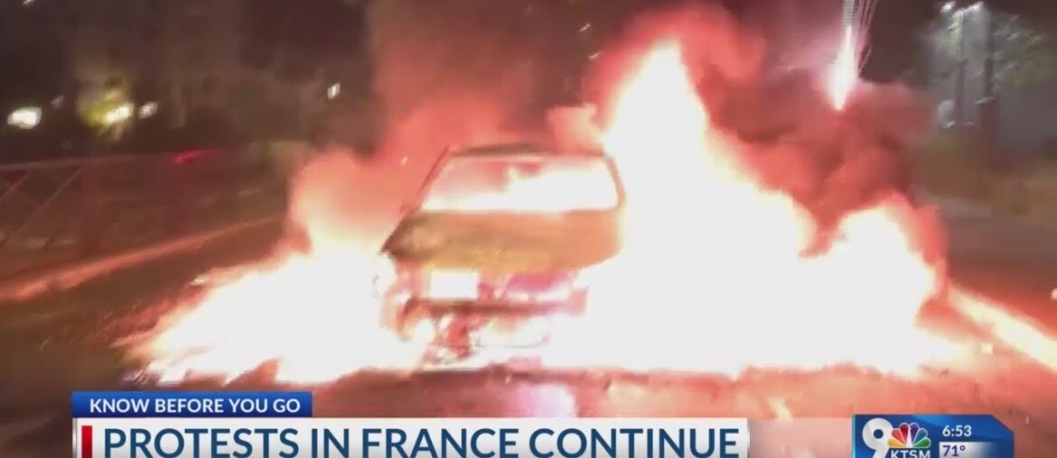 Protest in France continues