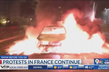 Protest in France continues