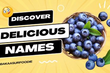 Discover the Global Names for Blueberry! | Whats Blueberry Called Around the World? #food #blueberry