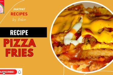 Irresistible Pizza Fries Recipe: A Perfect Blend of Pizza and Fries! #viral #youtubeshorts #easy