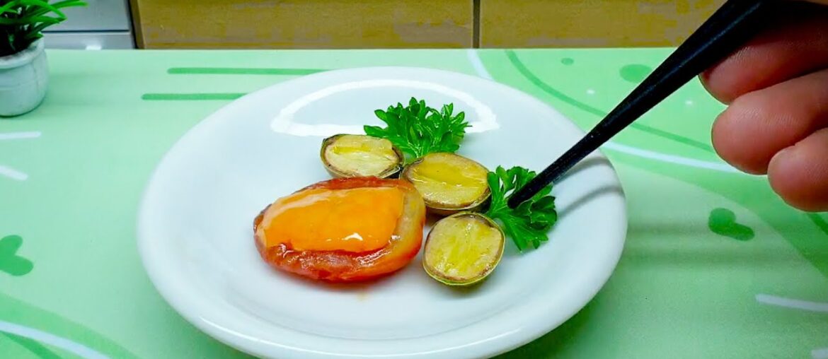 Cheesy Gourmet Sophistication: French Cheese Grilled Tomato with the Nutty Richness of Lotus Seed