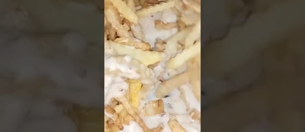 French Fries in white sauce #fries #frenchfries #viral #easy #youtubeshorts #shortsvideo #trending