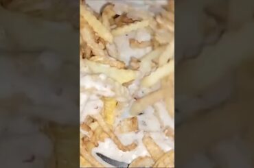 French Fries in white sauce #fries #frenchfries #viral #easy #youtubeshorts #shortsvideo #trending