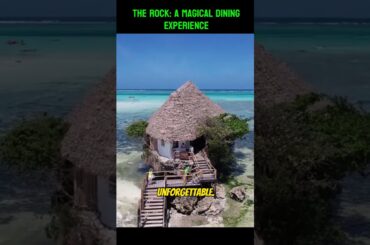 Most Extravagant Restaurant The Rock  A Magical Dining Experience #facts #shorts
