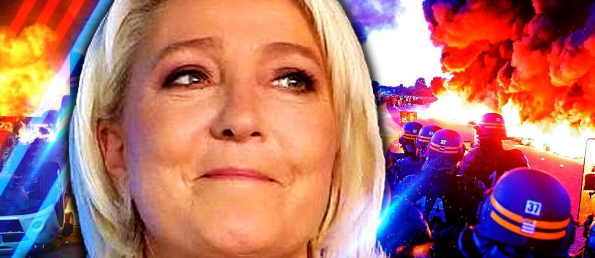 Le Pen SURGING as Race Riots ENGULF France!!! Le Pen SURGING as Race Riots ENGULF France!!!