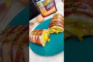 Bacon Wrapped Breakfast Burrito