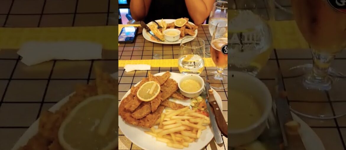 Its Date Night - German Schnitzel, French Wine, Belgium Beer #food #delicious #datenight #tasty #fun