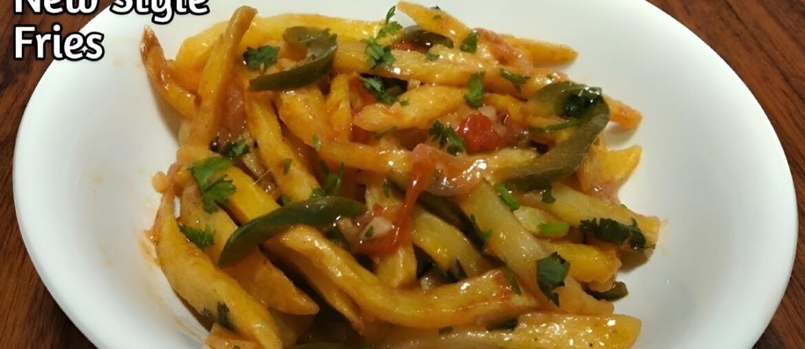 Unique Style French Fries Recipe | Manchurian Fries | Potato Chips Recipe#friesrecipe #fries