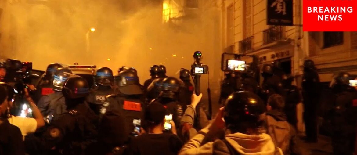NEW FOOTAGE: Unrest Grips Paris As Demonstrations, Violence Continue After Deadly Police Shooting