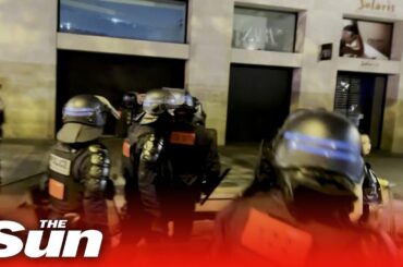 French security deploys armoured vehicles to quell riots over police shooting