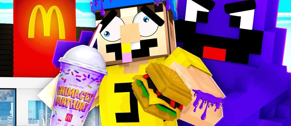 DON'T Drink The GRIMACE SHAKE In Minecraft!