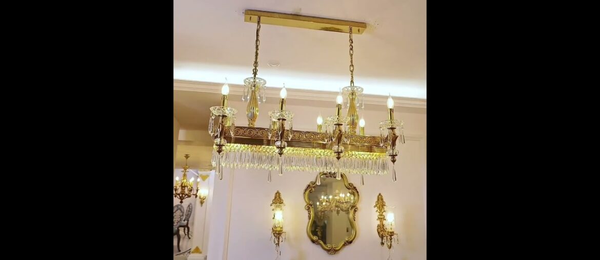 Gorgeous French Brass Crystal Dining Chandelier Gorgeous French Brass Crystal Dining Chandelier