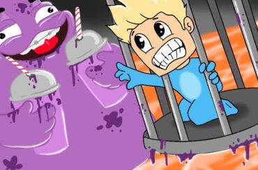 Alan VS Grimace Shake #roblox