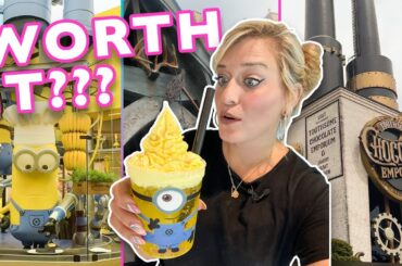 Eating Universal's Most Popular Meals | Minion Cafe, Toothsome Chocolate Emporium, Three Broomsticks
