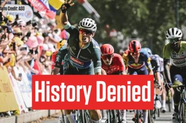 On-Site: Mark Cavendish, Biniam Girmay Nearly Make Tour de France History