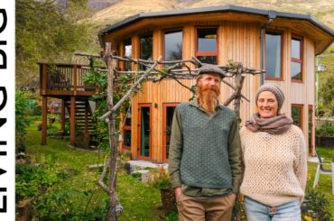 Incredible Round House And Abundant 1/4 Acre Food Forest