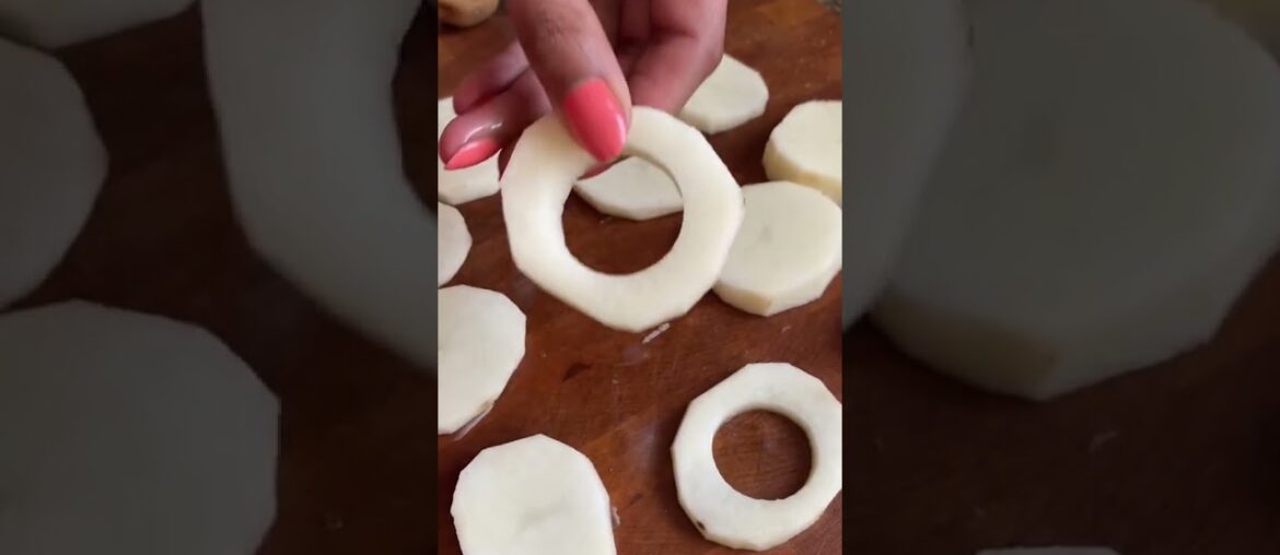 French Fries Meets Onion Rings  Follow for more weekly recipes! Recipe EasyRecipe foodtiktok cookin