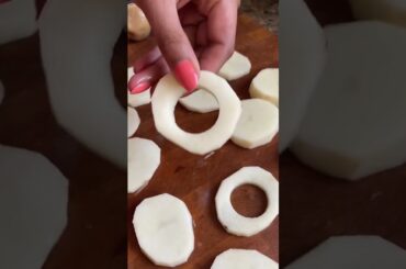 French Fries Meets Onion Rings  Follow for more weekly recipes! Recipe EasyRecipe foodtiktok cookin