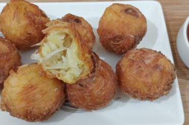 Crispy Potato Balls Recipe! Easy Potato Snacks Recipes! Potato Recipes!