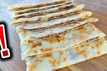 Sweet Crispy French Pastry with Banana and Chocolate Homemade Easy Recipe