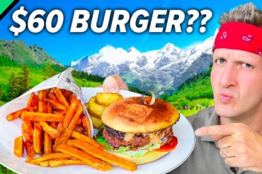 $1000 Dining in Europe!! The Most EXPENSIVE Food Country!!