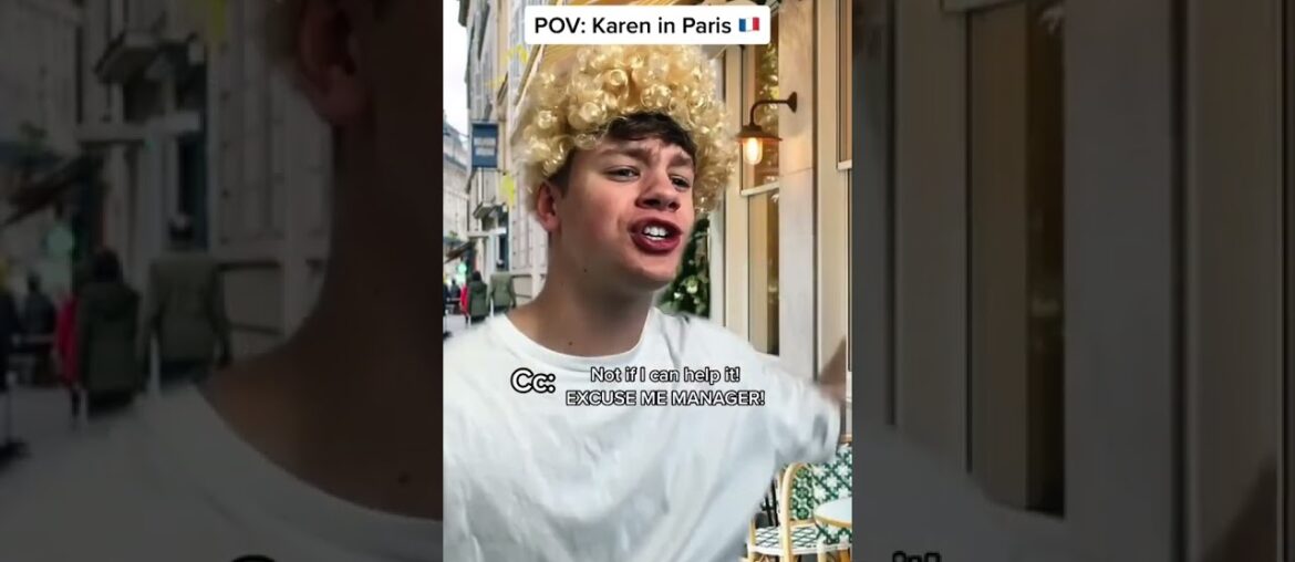 KAREN vs FRENCH WAITER