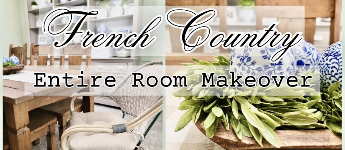 100% Thrifted French Country Dining Room Makeover On a Budget 100% Thrifted French Country Dining Room Makeover On a Budget