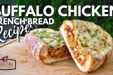 Buffalo Chicken Stuffed French Bread Sandwich Recipe