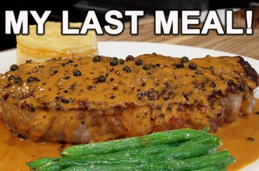 Steak au Poivre / Peppercorn Steak Chef Jean-Pierre