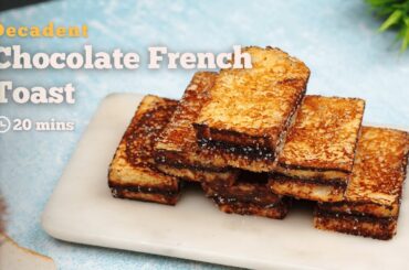 Decadent Chocolate French Toast | Breakfast Recipes | French Toast | Cookd