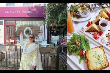 Le Petit Paris Food Review - French Dessert Cafe in Manchester, Chorlton-cum-Hardy 4K UK VLOG