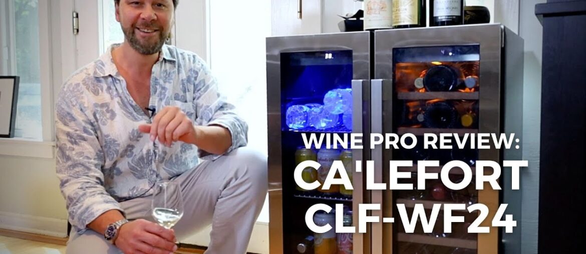 Wine And Beverage Fridge Under $1000: Ca’lefort CLF-WF24 Dual Zone