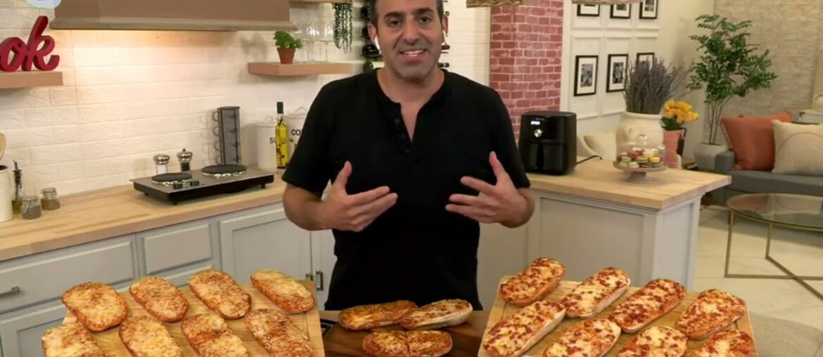 Riccardo’s (8) 5.5-oz Authentic French Bread Pizza on QVC Riccardo's (8) 5.5-oz Authentic French Bread Pizza on QVC