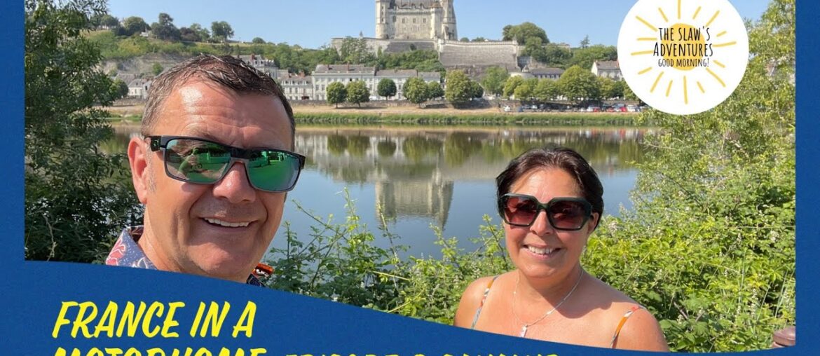 France in a motorhome.Saumur. France in a motorhome.Saumur.