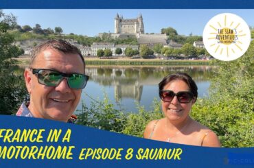 France in a motorhome.Saumur.