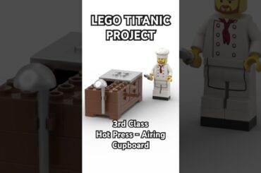 Lego Titanic - 3rd Class Dininig Hot Press (F Deck) MOC #lego #titanic #legobricks #bricklink