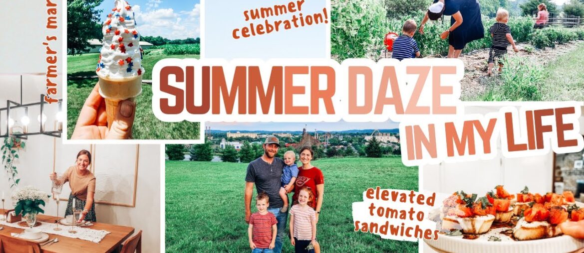 A Few Days in My Life: garden picking, exploring the farmer's market, + a NEW addition to our HOME!