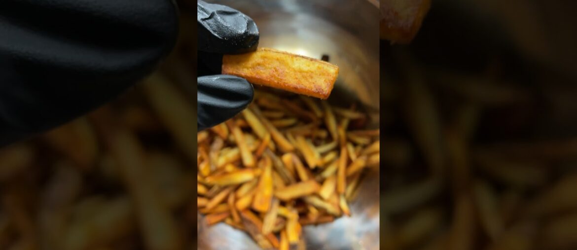 Homemade French Fries ASMR #shorts