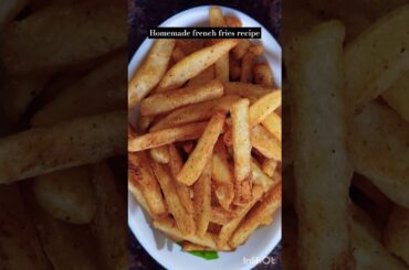 HOMEMADE FRENCH FRIES RECIPE #shortvideo #food #latestrecipe #cookingrecipes #shortsfeed #recipe