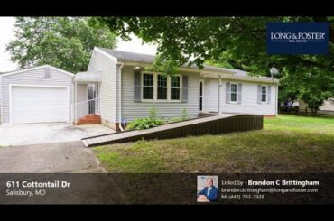 Sale: 3 Beds - 2 Baths - 1548 sq ft - Salisbury - MD [$269,990] MLS #: MDWC2010078