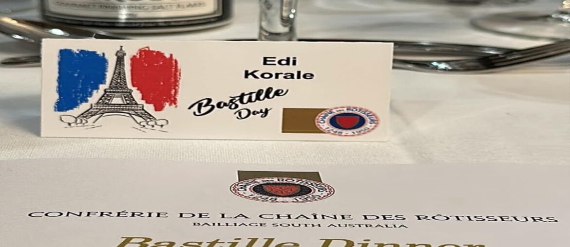 Experience the Elegance of Bastille Black Tie Dinner#rostisseurs Experience the Elegance of Bastille Black Tie Dinner#rostisseurs