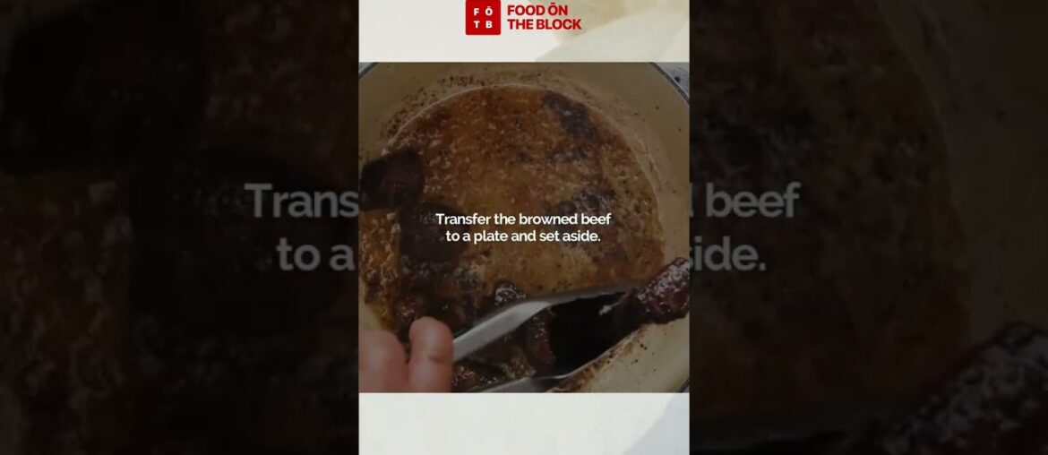 Beef Bourguignon (Beef Burgundy) / Authentic French Cuisine - Food on the Block