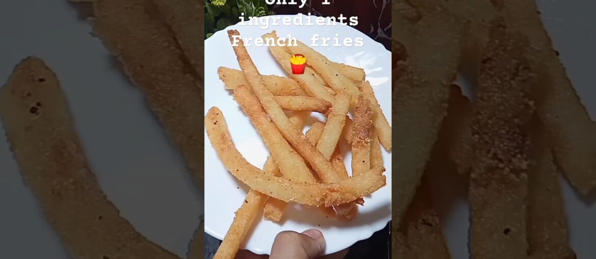 French Fries Recipe Temperature high ho gya #shorts #snacks #fries #rava #healthy #suji