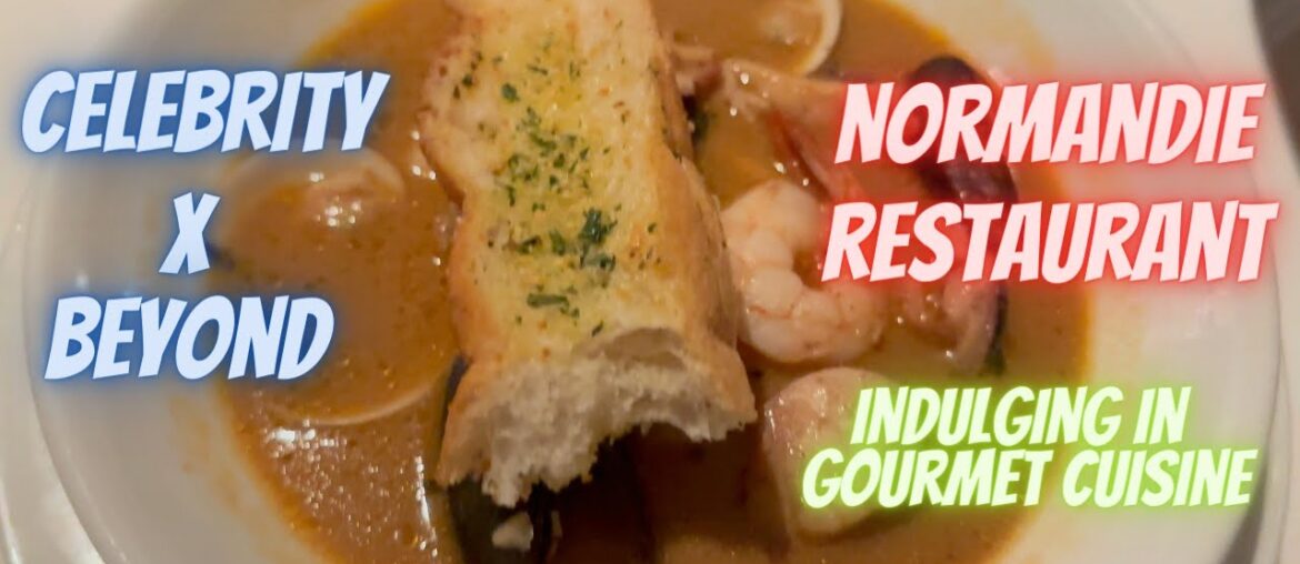 Normandie Restaurant on Celebrity Beyond: Exquisite French Dining